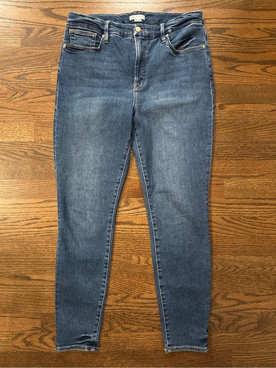 Good American Denim - Good American Skinny Jeans Women’s Size 12 Indigo Blue Stretch Denim